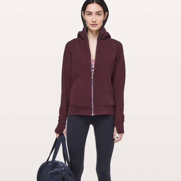 LULULEMON Scuba Hoodie Dark Adobe Size 8 - Picture 1 of 14
